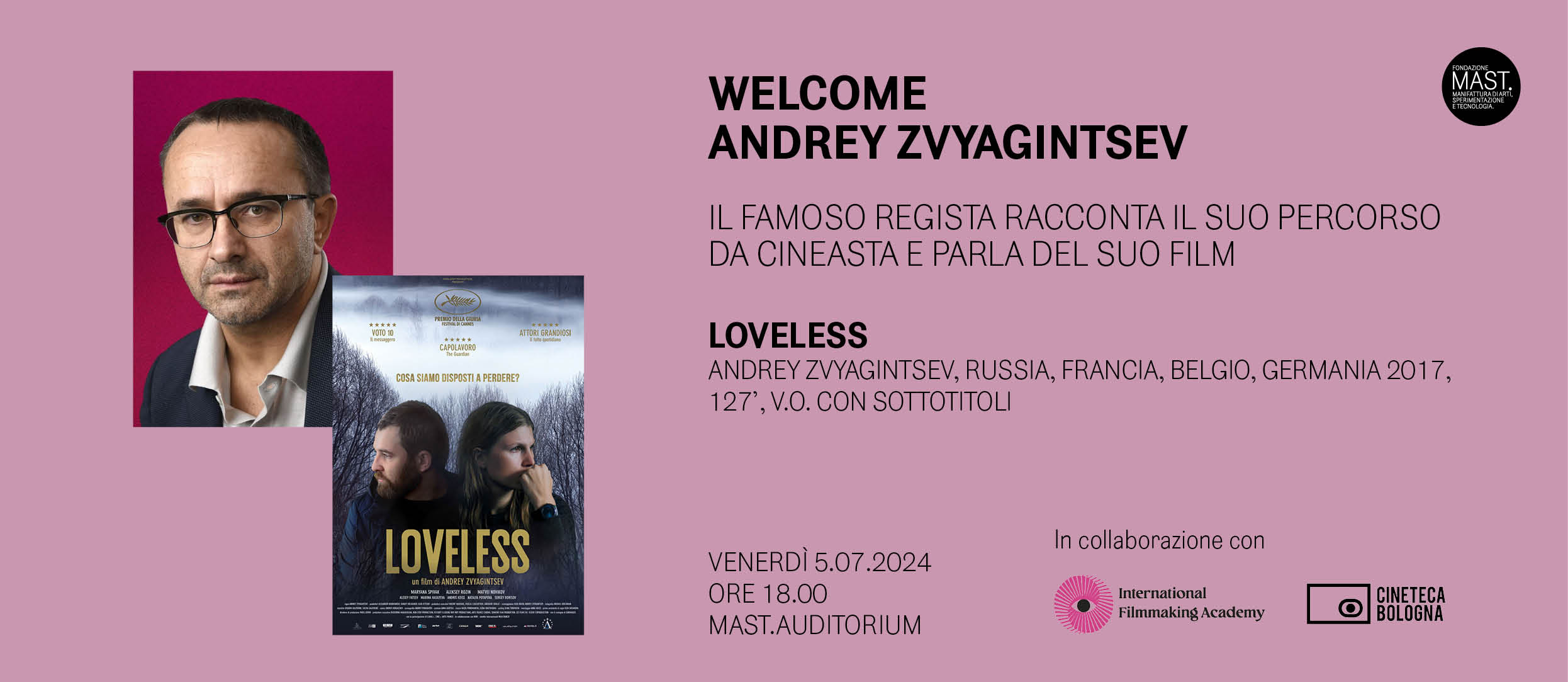 Welcome Andrey Zvyagintsev