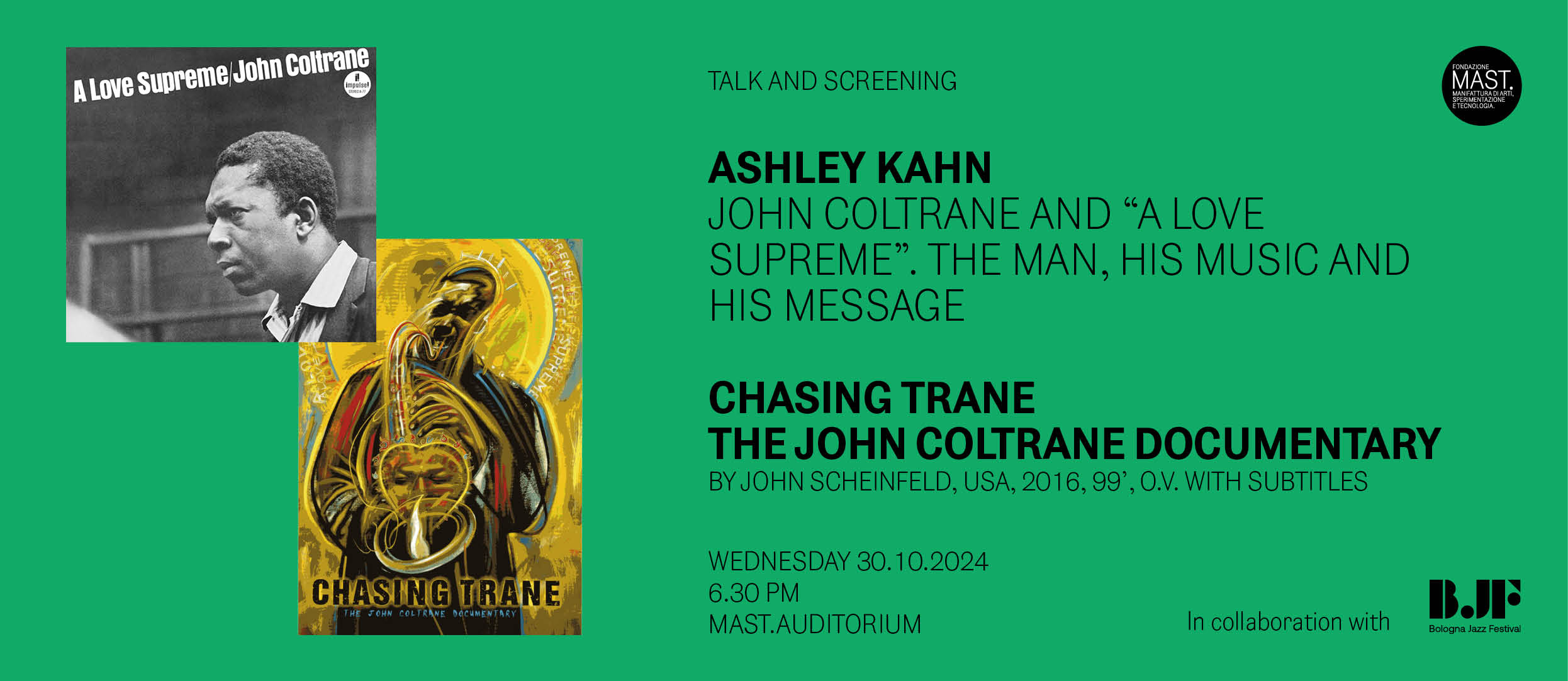Ashley Kahn “John Coltrane and a love supreme”
