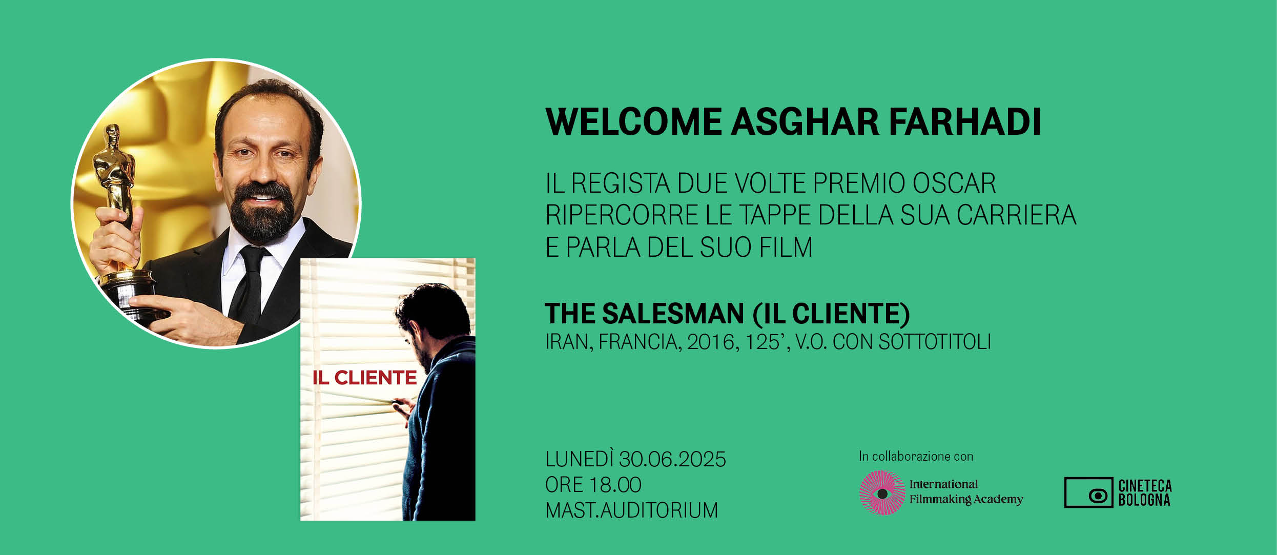 WELCOME ASGHAR FARHADI